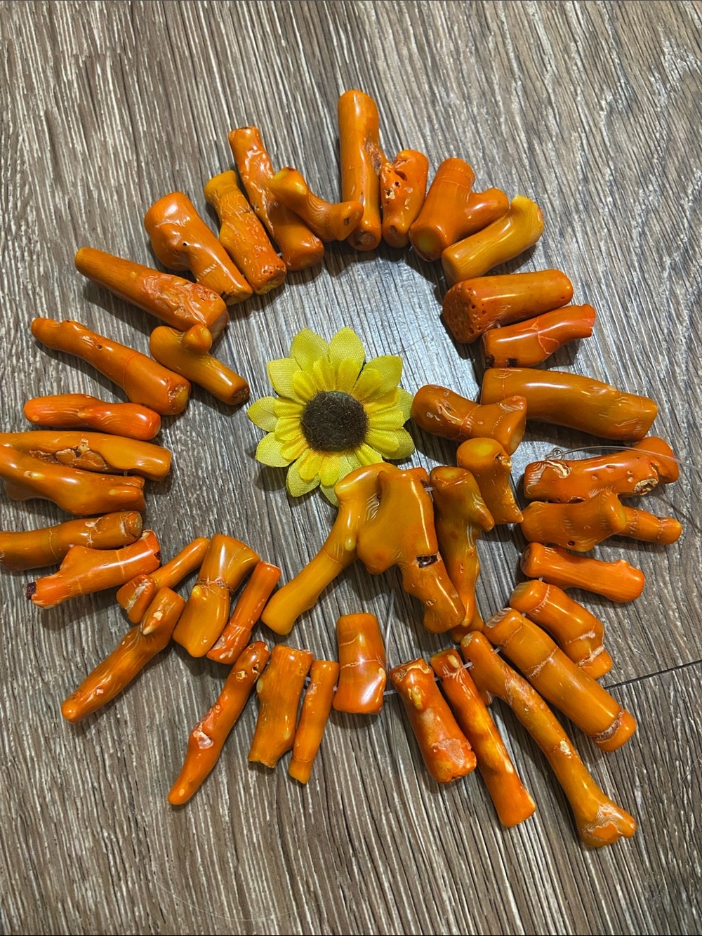Orange Coral Strand